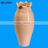 Ceramic Retro Pink Tall Indoor Vase thumbnail-1