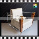 Modern Furniture Living Room Armchair Acrylic Legs Single Sofa Chair thumbnail-1