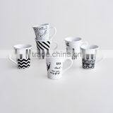 8oz Ceramic Bugle Coffee Mug With Decal for Promotional thumbnail-1