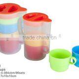 Cheap Plastic Jug With Cups thumbnail-1