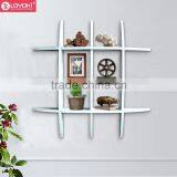 29.5 Inch x 4.25 Inch x 29.5 Inch Globe Cross Display Sudoku Wall Shelf Easy Assembly Wood Floating Shelf thumbnail-4