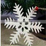 Wood Hanging Snowflake Decoration thumbnail-1