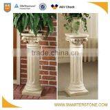 White Small Indoor Decorative Marble Columns for Sale thumbnail-1