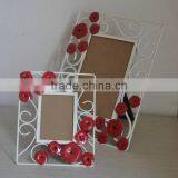Metal Photo Frame With Flower thumbnail-1