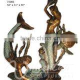 Garden Water Mermaid Fountain thumbnail-1
