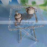 Cheap Price Collapsible Acrylic Tea Tables Wholesale thumbnail-1