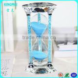 KM-CP07 New design beautiful crystal hourglass & crystal sand timer