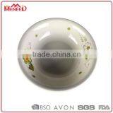 Market New Arrival Outdoor Dinnerware Unbreakable Functional White Round Melamine Plastic Food Bowl thumbnail-2