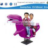 (HD-15718)Double Seats Dragon Twin Ride on Toys Dinasour Rocking Horse Rider Two Kids Sale Amusement Park Rides thumbnail-2