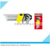 9PC Short Arm Torx Key Set