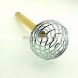 37045 Stainless Steel Spring Coil Whisk With Wooden Handle thumbnail-3