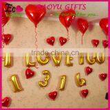 16 Inch Helium Inflatable Foil Balloons Party Decoration Gold Foil/aluminum Balloon thumbnail-1