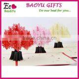 Flower Cherry 3D Pop Up Greeting Card 3D Birthday Greeting Card Creative Handmade Birthday Cards thumbnail-1