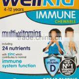 Vitabiotics Wellkid Immune Chewable Tablets - Pack of 30 Chewable Tablets thumbnail-1