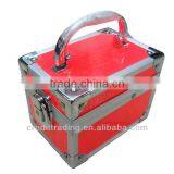 Portable Hot-selling Red Multi-layersAluminum Cosmetic Case/Makeup Case thumbnail-1