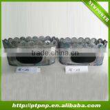 Simple Metal Garden Flower Pots thumbnail-1