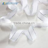 New Arrival Wholesale Custom Satin Ribbon With Silver Yarn thumbnail-3