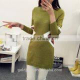 Latest Sweater Designs Fashion Long Pullover Sweater for Woman thumbnail-3