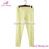 Fast Shipping Yellow Cheap Patterned Tights Woman Leggings thumbnail-2