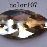 Crystal Glass Jewelry Flat Beads thumbnail-1