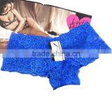 Sexy Hot Selling Underwear Transparent Lace Women Boyshorts Factory Lingerie thumbnail-5