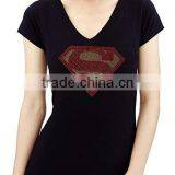 SUPERMAN HANDMADE Rhinestone/ Stud Hoodie Sweat Shirt thumbnail-1