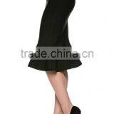 MGOO New Arrival Cotton White Mermaid Skirt For Women High Waist Stretch Black Dress For Women thumbnail-6