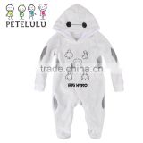 Petelulu Brand Winter Baby Clothes Newborn Jumpsuit Infant Romper Toddler Boys Winter Romper