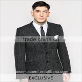 Men's Top Quality New Look Grey Wool Suit Jacket