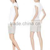 100% Cotton T-shirt v Neck Household Cloth thumbnail-4