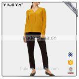 Latesed Women Chiffon Blouse Sexy Collar Blouse thumbnail-2