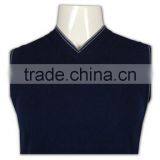 ISO9001/BSCI Manufature V-neck Navy Blue Wholesale Cheap Sweater Vest thumbnail-5