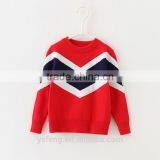 Children Latest Color Patchwork Baby Boy Sweater Designs thumbnail-5
