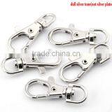 30PCs Silver Tone Lobster Swivel Clasps for Key Ring 38x16mm(1 4/8"x5/8"),Newest thumbnail-1