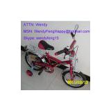 red color children bicycle bike cycle