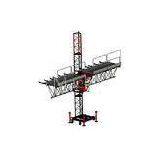 Aerial Single Lifting Mast Climbing Work Platform for Building Decoration 150m Height