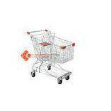 Zinc Plated Cold Steel Wire Grocery Carts Asian Design 125L thumbnail-1
