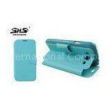 Handmade Blue Leather Cell Phone Cases I9152 / I9150 Protective Cover thumbnail-1