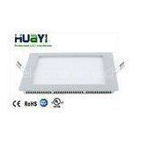 Warm White 3000K Slim Square LED Panel Light 12W for Warehouse / Meeting Rooms