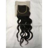 12 Inch Natural Wave Virgin Brazilian Swiss Lace Closure thumbnail-1