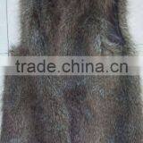 Long Peacock Fur Vest thumbnail-1