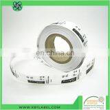 Factory Delivery Printed Satin Wash Care Label Roll Labels