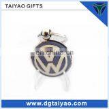 Metal Soft Enamel Custom Initial Keychain