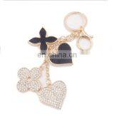 Fashion Creative Crystal Keychain Male Car Keychain Women Bag Key Chain