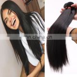 Peruvian Virgin Hair Straight Human Hair Weave natural color peruvian straight hair