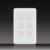 push button wall switch socket Digit Telephone Socket with Data Socket