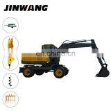 Japanese Used Multifunction Mini Digger Wheel Excavator for Sale thumbnail-2