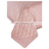 Дешевый оптовый розовый полиэфирный тканый простой пуховик-кроваток thumbnail-5