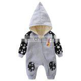 RTS Winter and Autumn Baby Hoodies Cartoon Romper Baby Jumpsuit thumbnail-3
