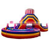 Attracting People Inflatable Spiral Obstacle Course With Slide for Commercial Events and Match,carnival Party thumbnail-2
